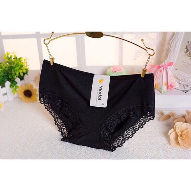[Giá sỉ] Set 5- 10 Quần Lót Modal Cotton Viền Ren