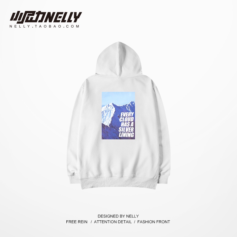 [FREESHIP](CÓ SẴN) HÀNG CHÍNH HÃNG Áo SWEATER NELLYHEYBIG unisex, dáng rộng hoạ tiết hình núi THWY0659CY.