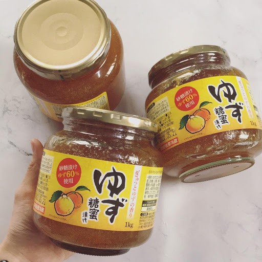 Mứt chanh ngâm mật ong Yuzu 1kg nội địa Nhật Bản