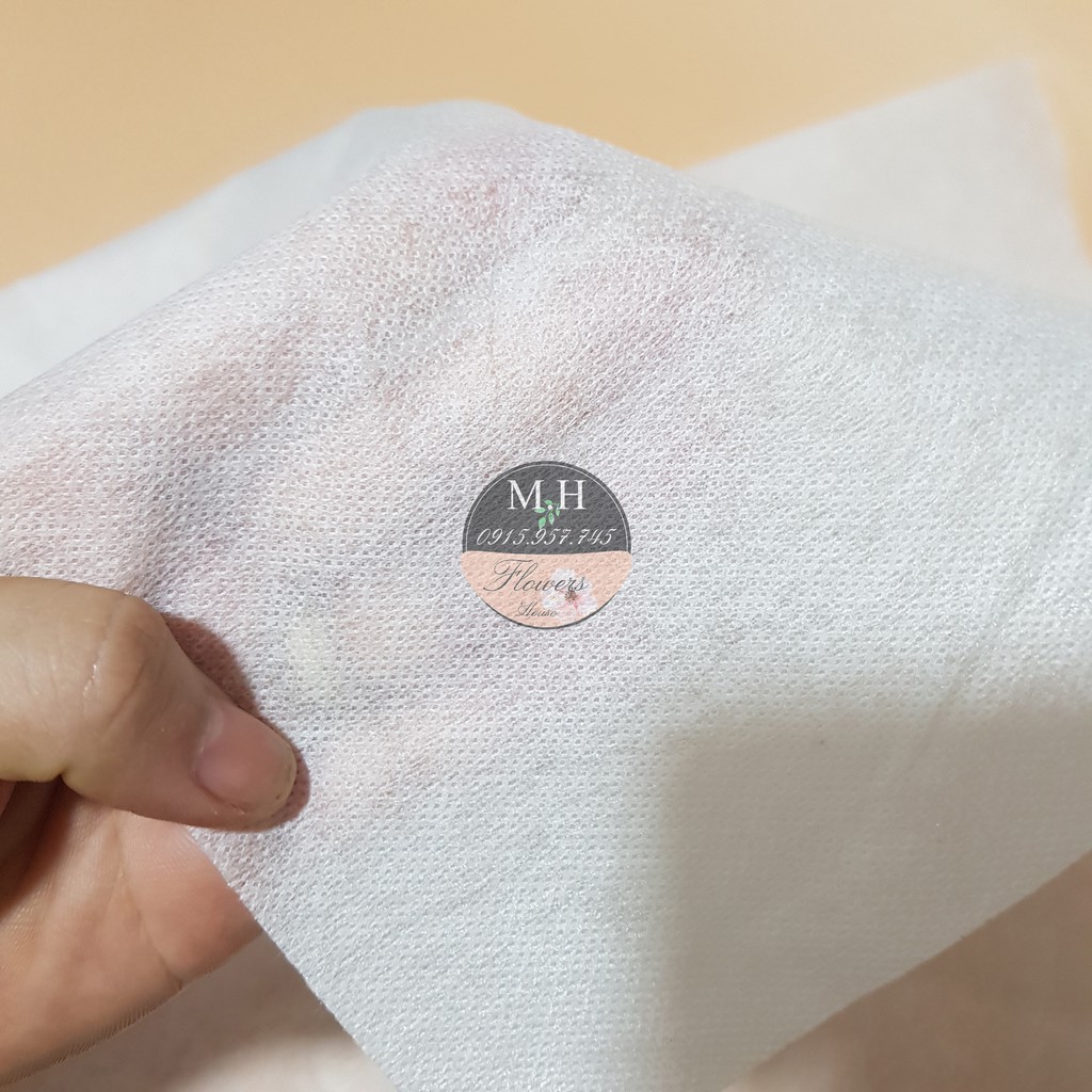 Mếch giấy tạo form cho vải, hàng nhà máy loại 1 xuất dư, dính vải ngay khi ép, chắc chắn, không bung (100x100cm)