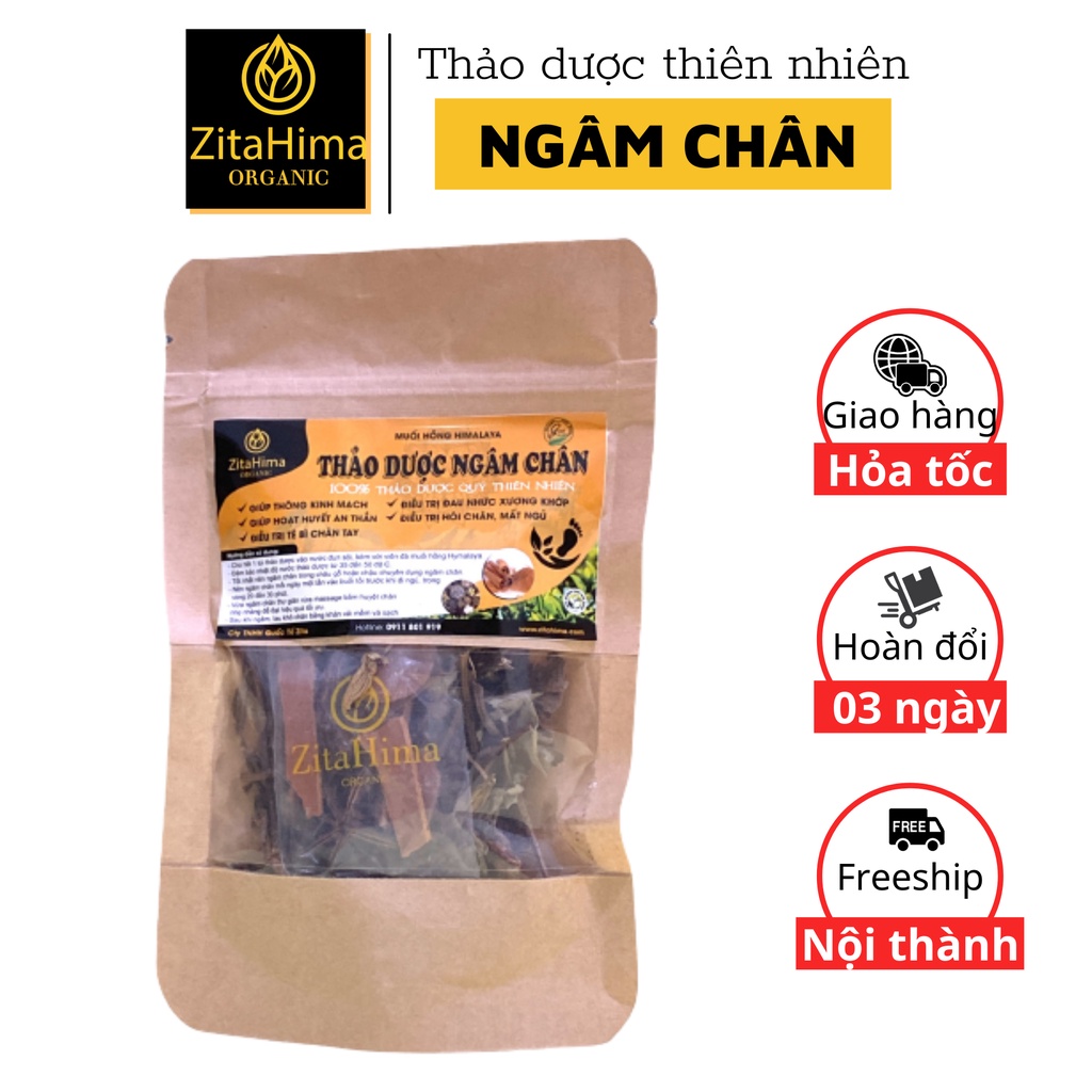 Thảo Dược Ngâm Chân giảm đau nhức xương khớp, hỗ trợ giấc ngủ sâu ZitaHima - Gói 200gr