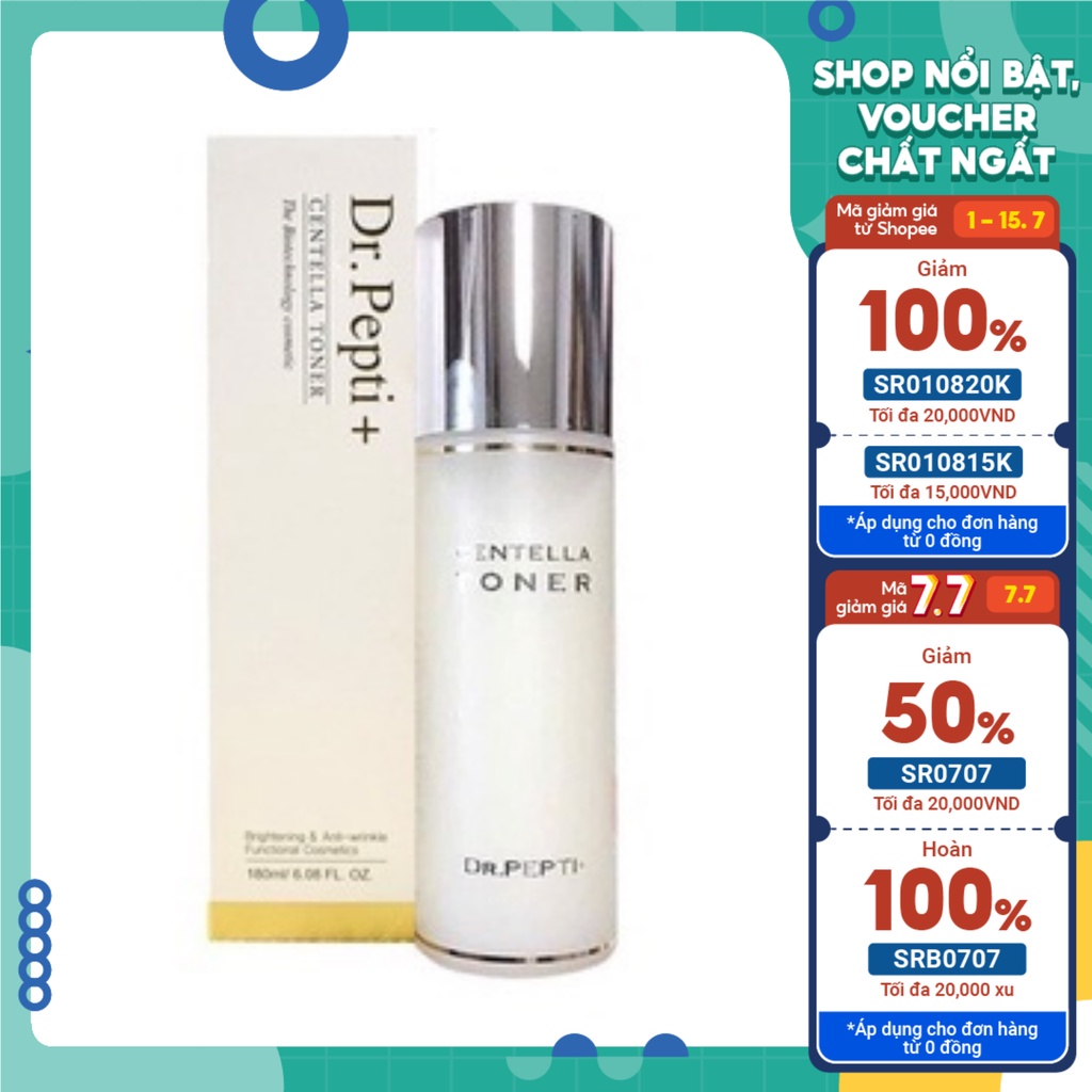 TONER CĂNG BÓNG DR.PEPTI HÀN QUỐC 180ML