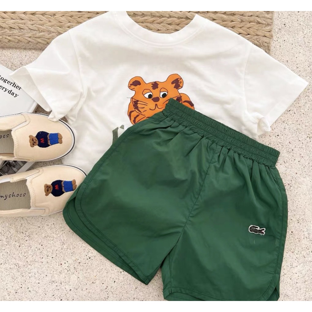 Quần Sooc Trẻ Em - Quần Đũi Lacos Cho Bé Từ 7Kg Đến 42Kg Thời Trang Trẻ Em Chaarlie Kids