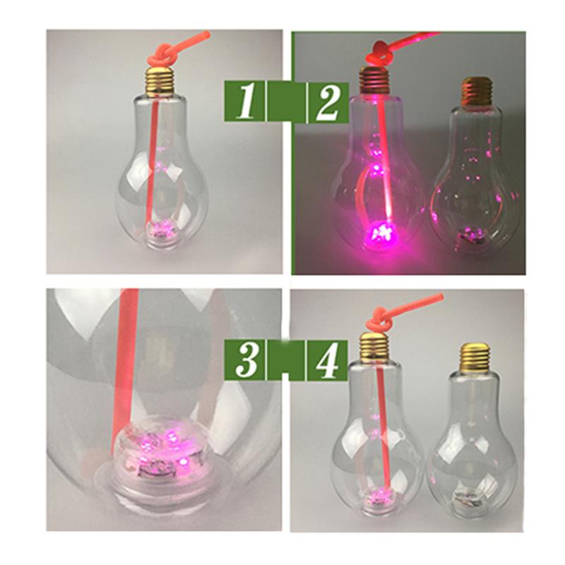 Cốc Uống Nước Hình Bóng Đèn 400ml