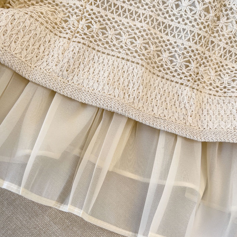 Áo Sơ Mi Giả Hai Lớp Cổ Bẻ Phối Ren Phong Cách Mới Dành Cho Nữ 54302