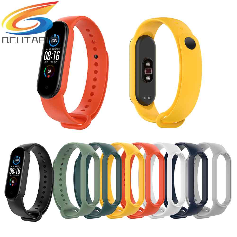 Dây Đeo Silicone Thay Thế Cho Đồng Hồ Thông Minh Mi Band 6 / 6 NFC / 5 / 5 NFC