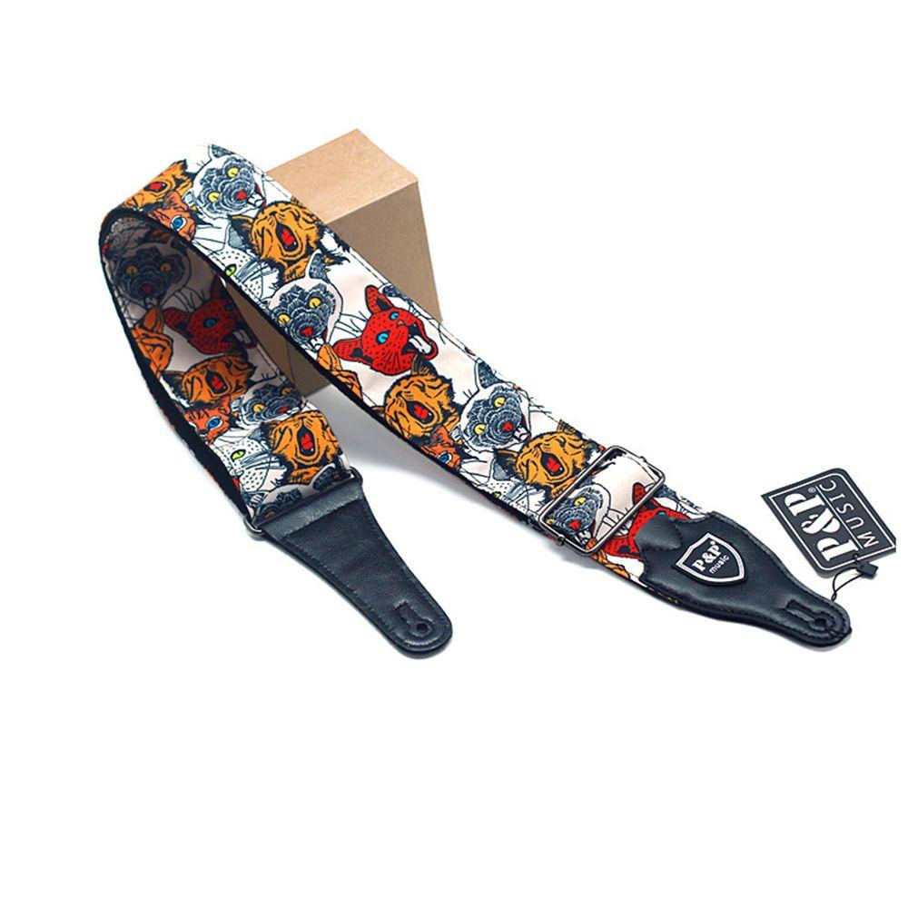 SUSANS Dây Đeo Đàn Guitar Bass Bằng Cotton Mềm Điều Chỉnh Được