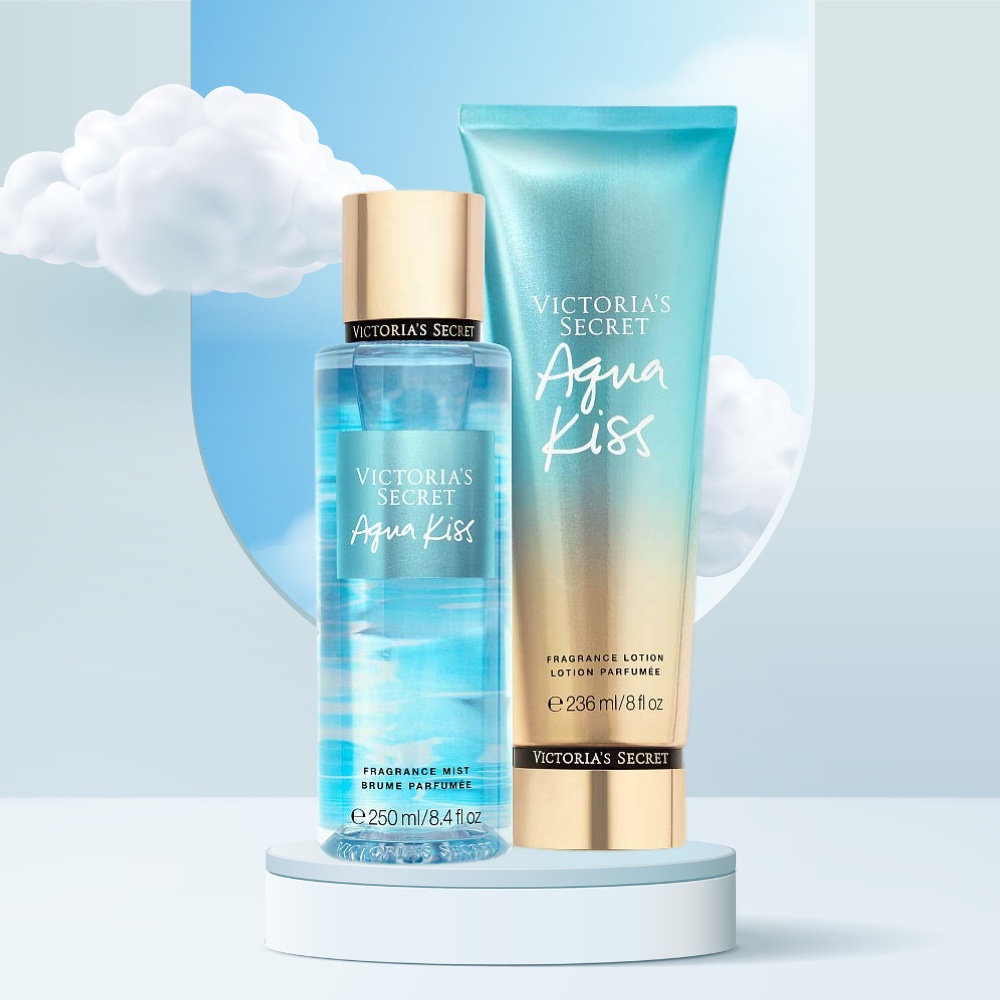 Xịt Thơm Body Mist Victoria’s Secret Aqua Kiss 250ml Hương Thơm Thanh Khiết Chai 250ml