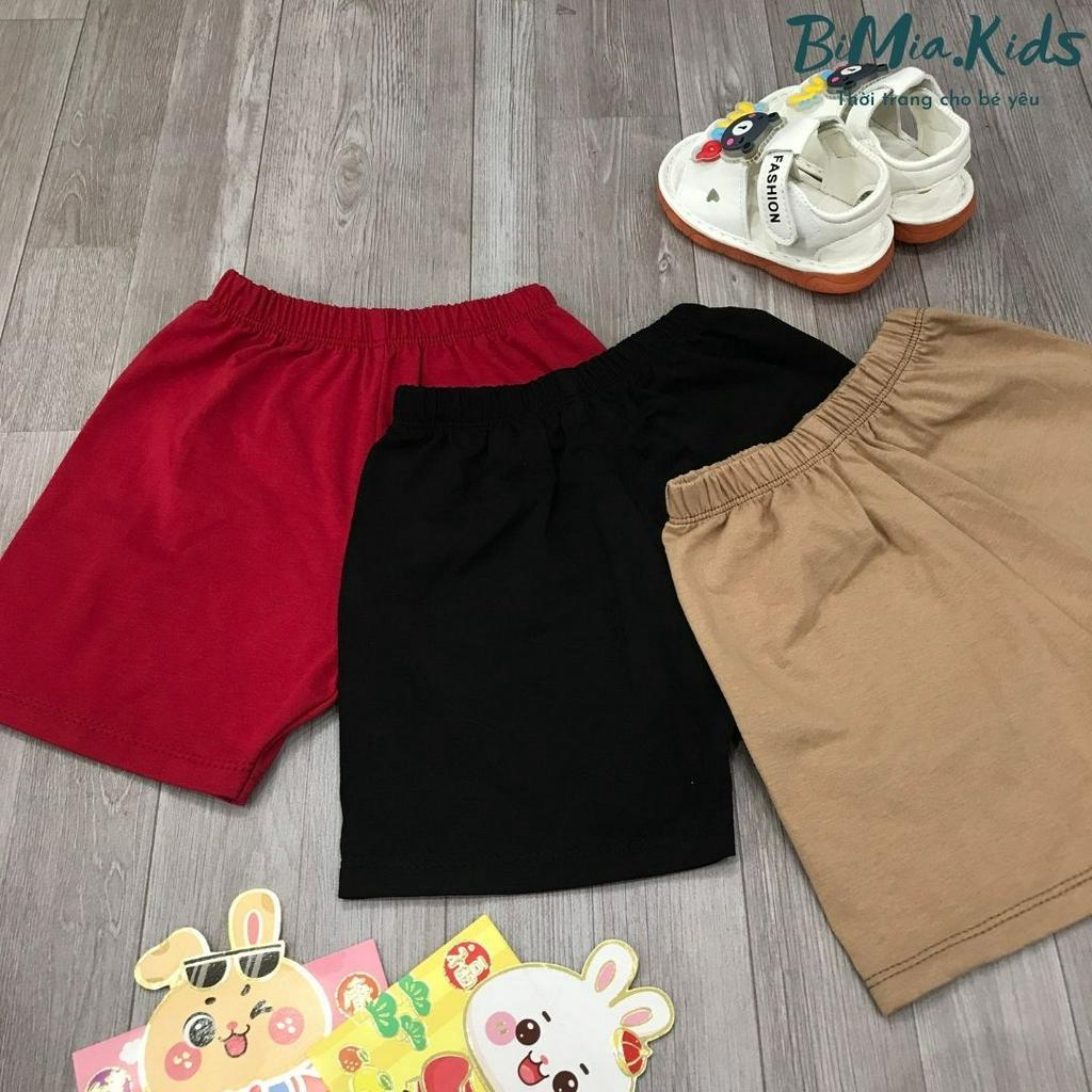 Quần đùi bé trai bé gái BIMIA KID chất cotton 100% rộng rãi thoáng mát fdbb