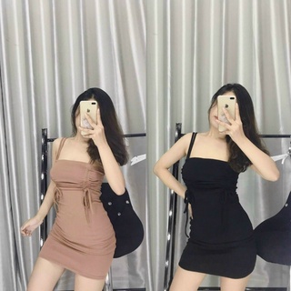 Đầm body rút dây 2 bên sexy, tôn dáng
