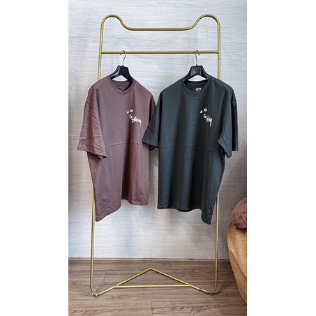 Áo thun tay ngắn stussy đầy đủ tem mạc