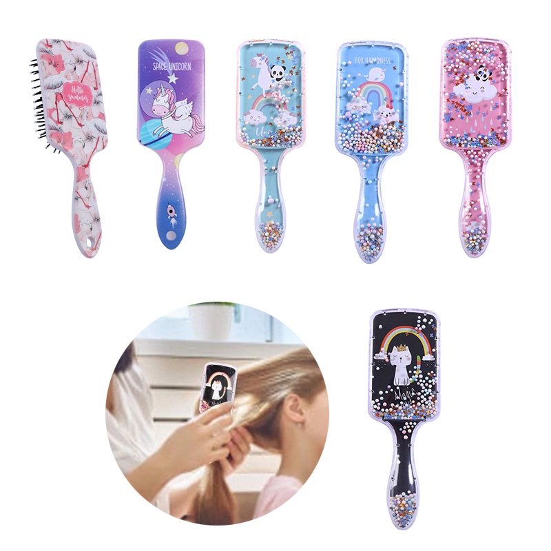 [Hàng mới về] Lược chải tóc gỡ rối có túi đệm khí dùng trong tiệm salon làm tóc