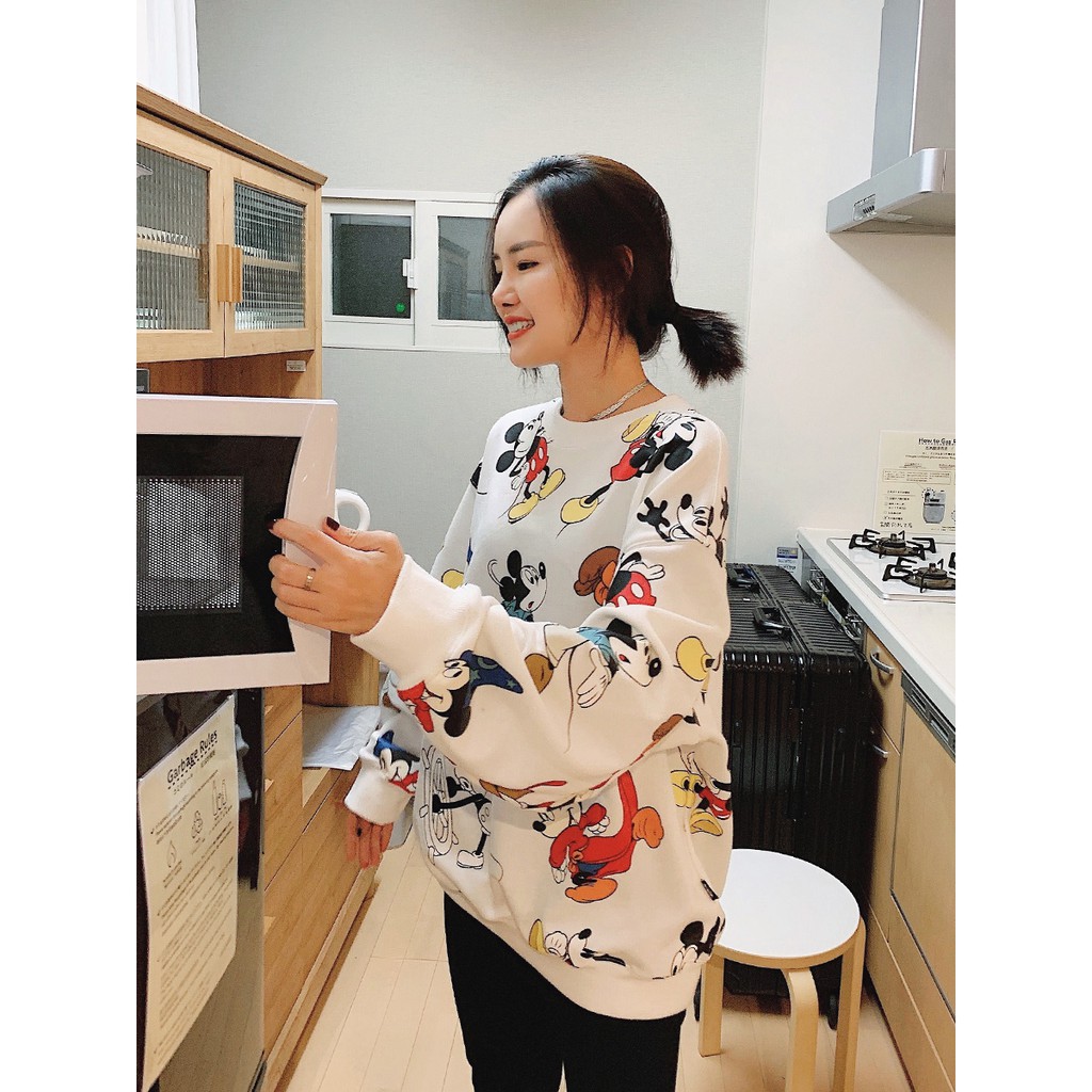 áo len tay dài thời trang cho mẹ và bé