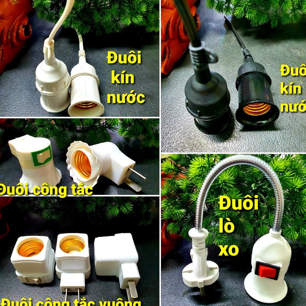 Đuôi đèn E27 thông dụng