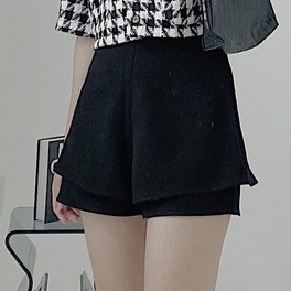 YU CHERRY | Quần váy nữ có thể mặc 2 mặt Layer Skort YQ018