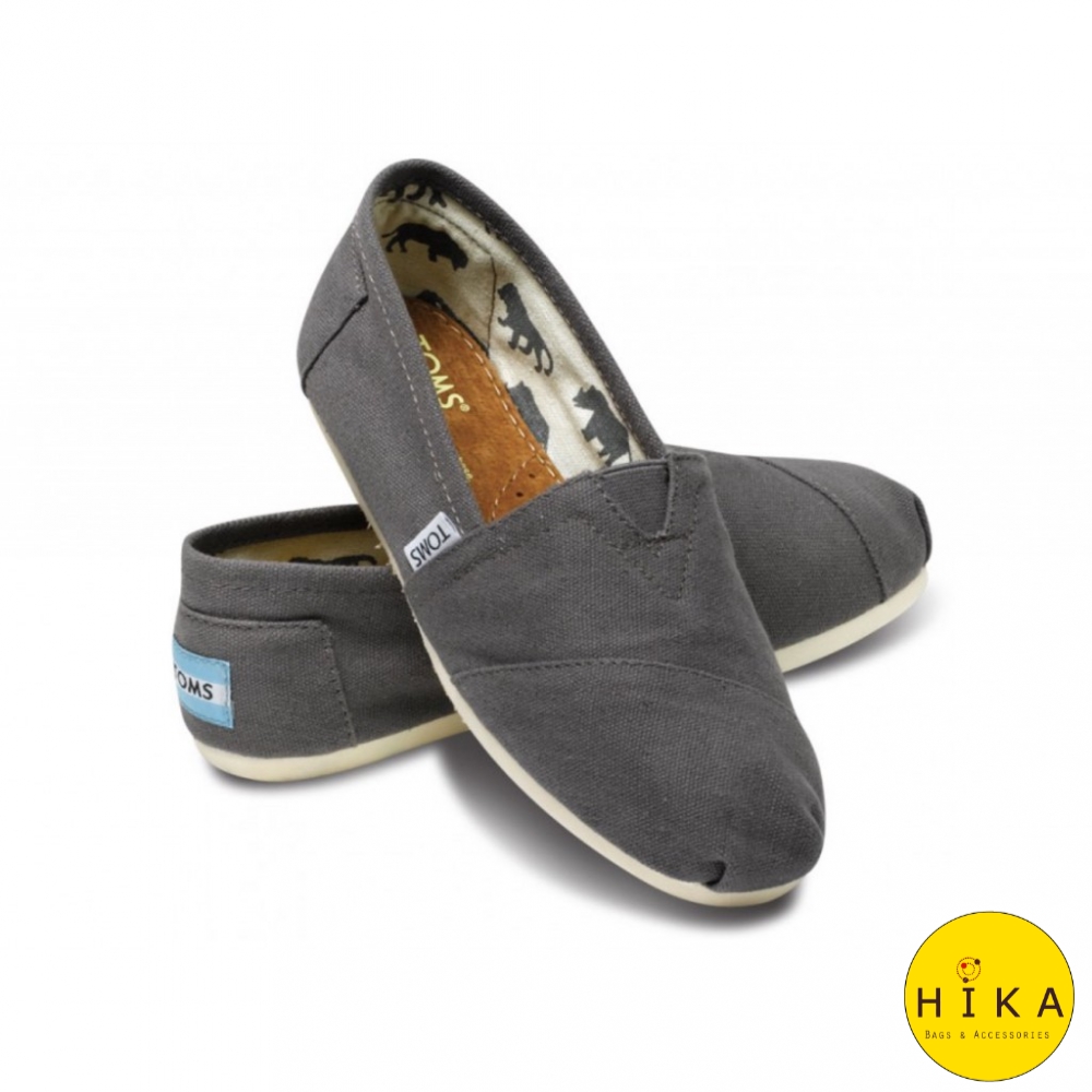 GIÀY LƯỜI TOMS VẢI ĐẾ XỐP ÉP ( SIZE NAM)_L10