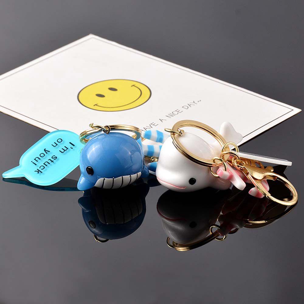 Móc Khóa Hình Cá Voi Hoạt Hình Ba Chiều Dành Cho Nam Nữ