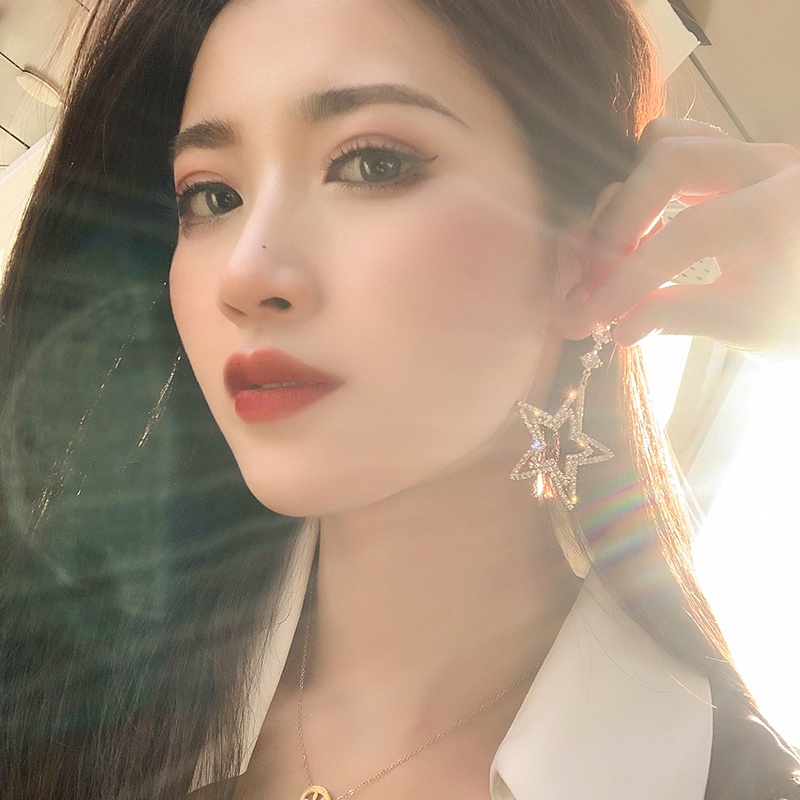 [ĐẸP-ĐỘC-LẠ] BÔNG TAI BẠC 925_HÀN QUỐC_NGÔI SAO_ M1310