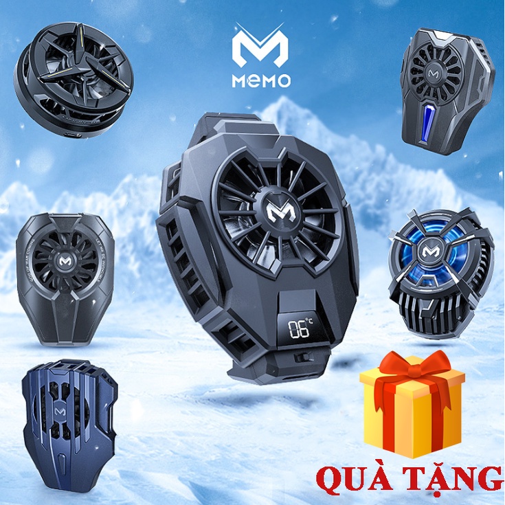 Quạt tản nhiệt điện thoại gaming sò lạnh Memo DL01 / DL05 / DL06 / DL02 / FL01 / FL05 / FL06 / chơi PUBG FF ROS