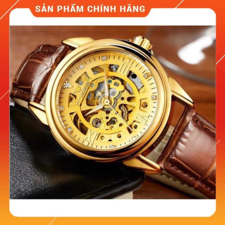 ĐỒNG HỒ CƠ NAM AUTOMATIC FNGEEN DÂY DA CAO CẤP
