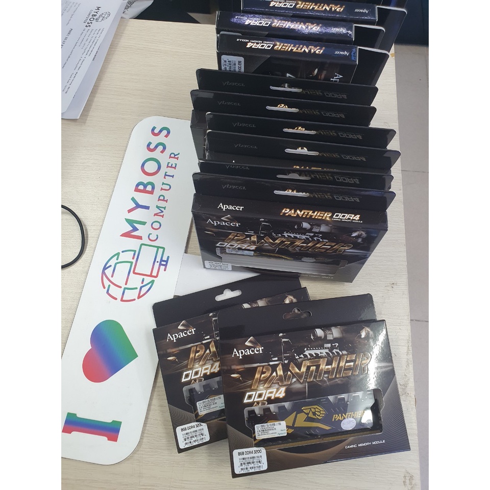 RAM Apacer Panther 8-16GB DDR4 3200Mhz bảo hành chính hãng 36 tháng