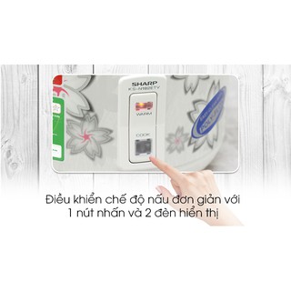Nồi cơm điện Sharp 1.8 lít KS-N182ETV