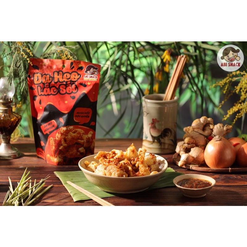 _ABI SNACK_ DA HEO LẮC SỐT ABI GIÒN RỤM - ĂN VẶT NGON
