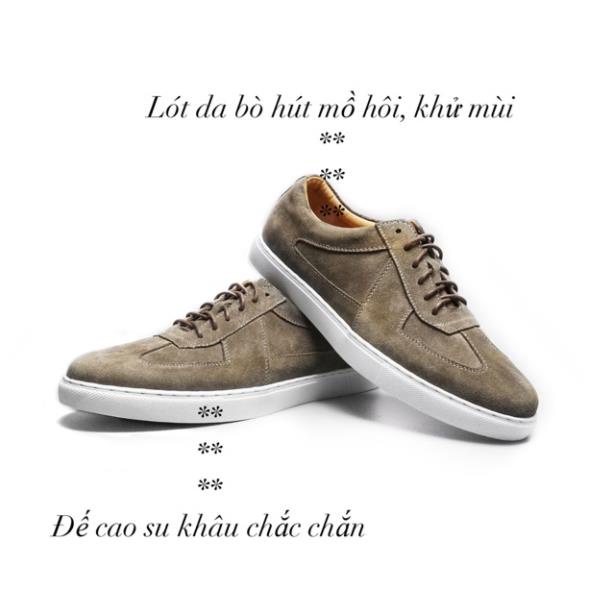 Giày thể thao da bò thật TEFOSS HT421 năng động, trẻ trung size 38-43 vip
