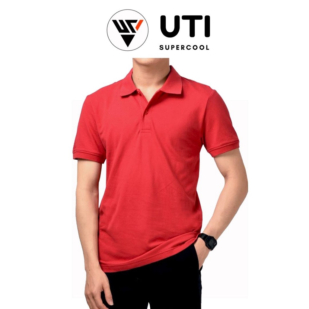 Áo Polo Nam cổ bẻ basic cộc tay vải cá sấu cotton phong cách trẻ trung chuẩn form