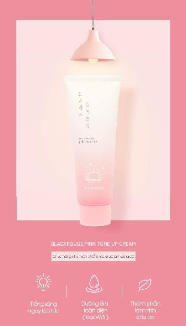 🍒 Kem dưỡng nâng tone Black Rouge Pink Tone Up Cream