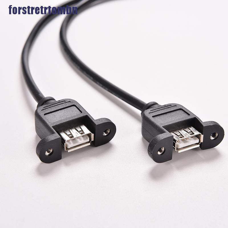 1pc Black 30cm / 1ft 2 Port Usb A Female To Inter 9 Pin Header Ada | BigBuy360 - bigbuy360.vn