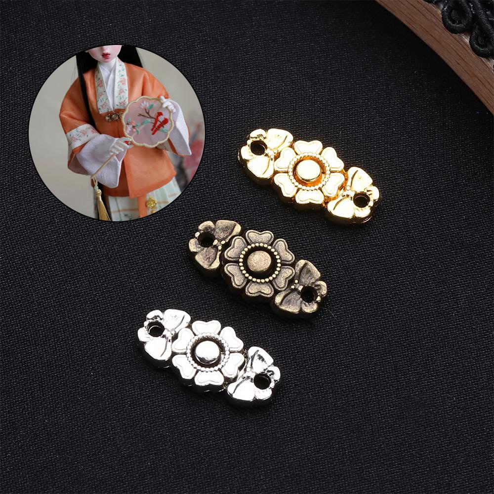 Set 1 / 6 Nút Áo Khoác Bằng Gỗ Trang Trí Nhà Búp Bê 1 / 6