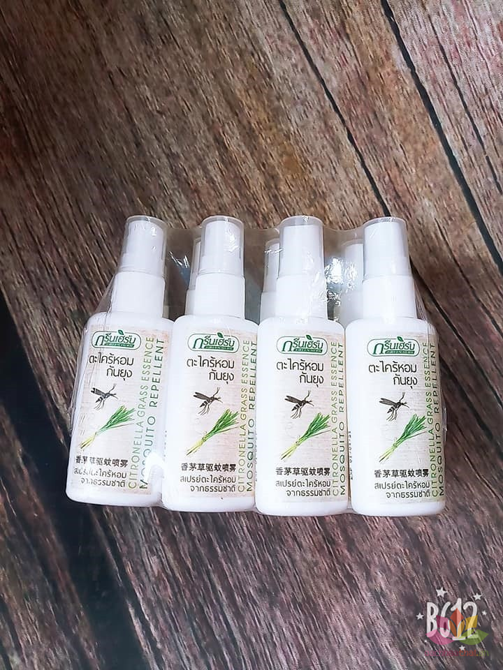 1 Chai xit tınh dầu xả chốnǥ muỗi Mosquito Repellent (Thailand)