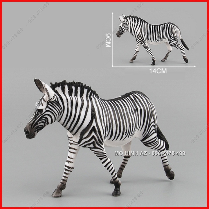 Mô Hình Hai Chú Ngựa Vằn - Thế Giới Động Vật Ăn Cỏ - 7705