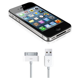 Cáp sạc zin IP 4G, 4S