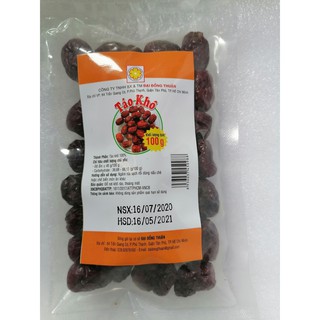 [100g] Táo đỏ khô [VN] ĐẠI ĐỒNG THUẬN Dry Jujubes (bph-hk)
