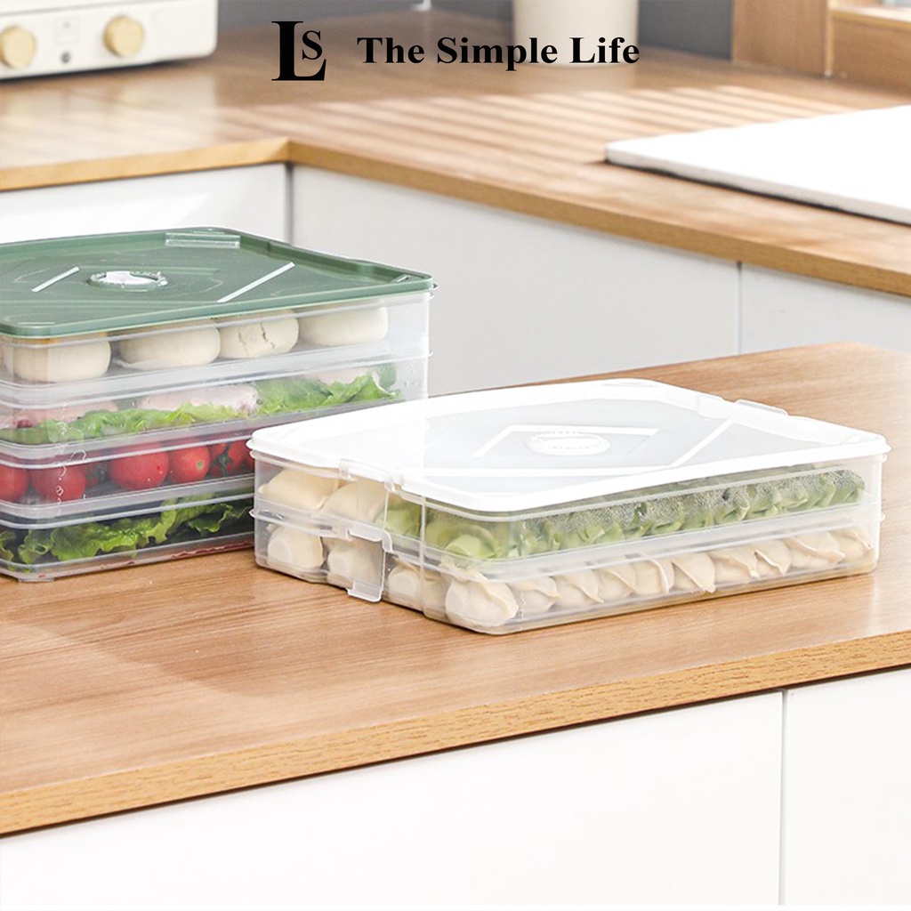 Hộp đựng thực phẩm, hộp đựng trứng, bánh bao trữ đồ tủ lạnh, khay chứa đồ dùng trong lo vi sóng cao cấp [CHÍNH HÃNG]