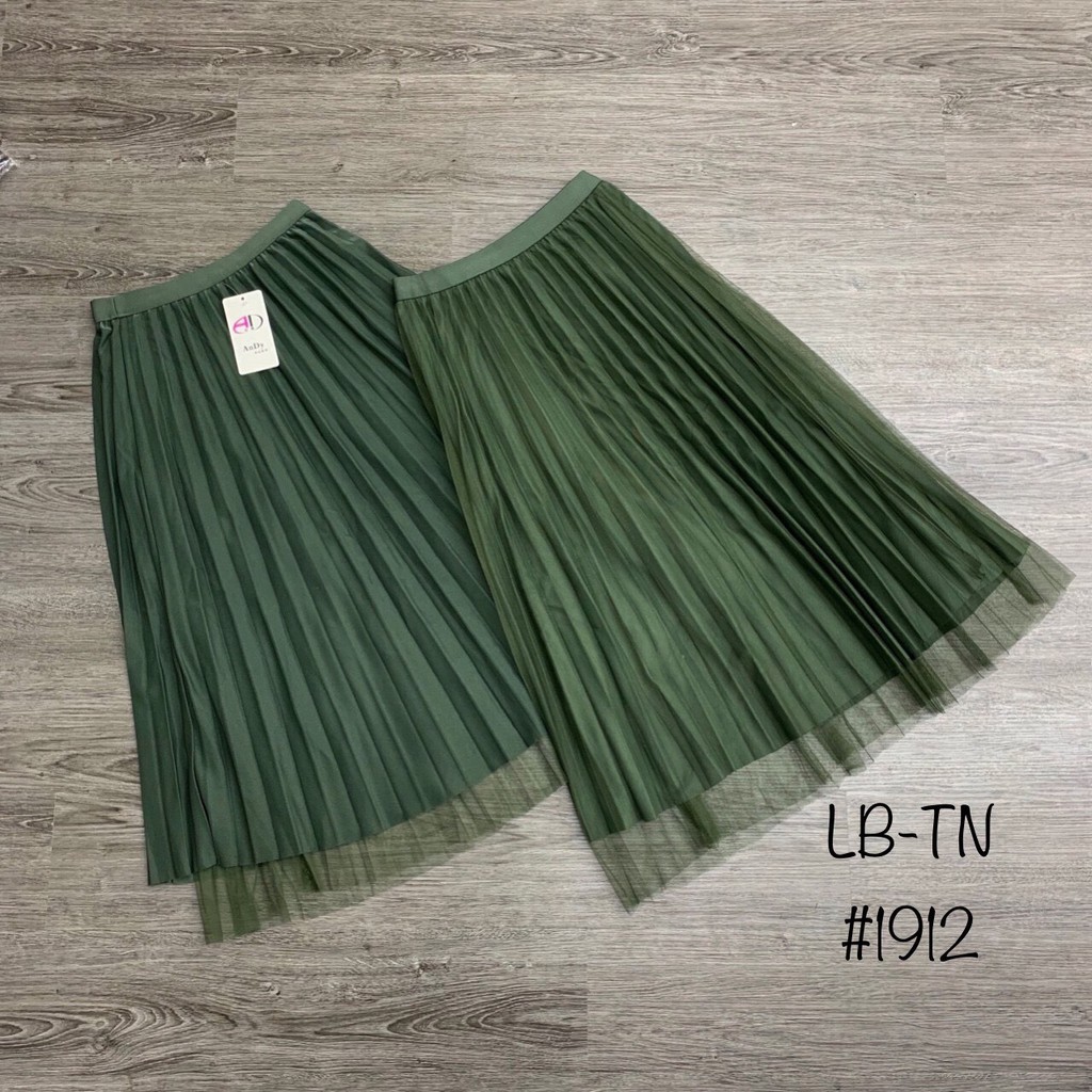 CHÂN VÁY XẾP LY VOAN 2 LỚP | BigBuy360 - bigbuy360.vn