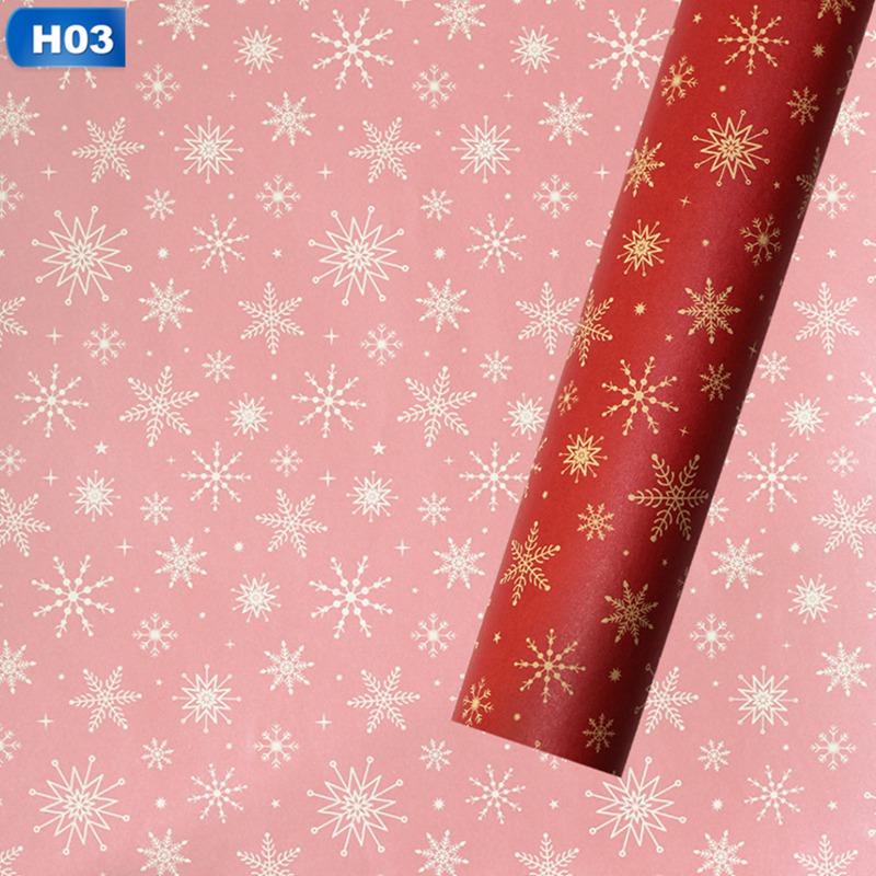 Giấy Gói Quà Giáng Sinh Phong Cách Cổ Điển Dễ Thương