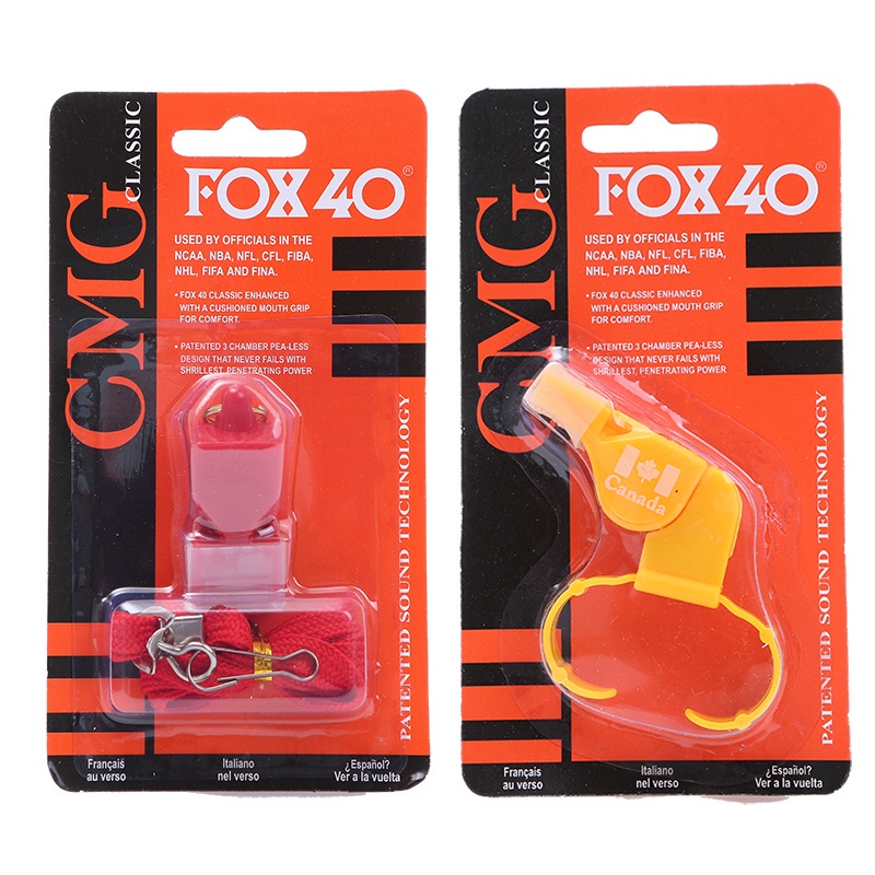Còi Thổi Chuyên Nghiệp Fox 40 Judge Cho Giáo Viên Bóng Rổ Bóng Chuyền Vật Lý