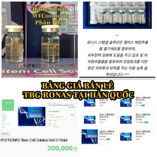 Tế Bào Gốc Ronas Stem Cell Solution [LOẠI I]