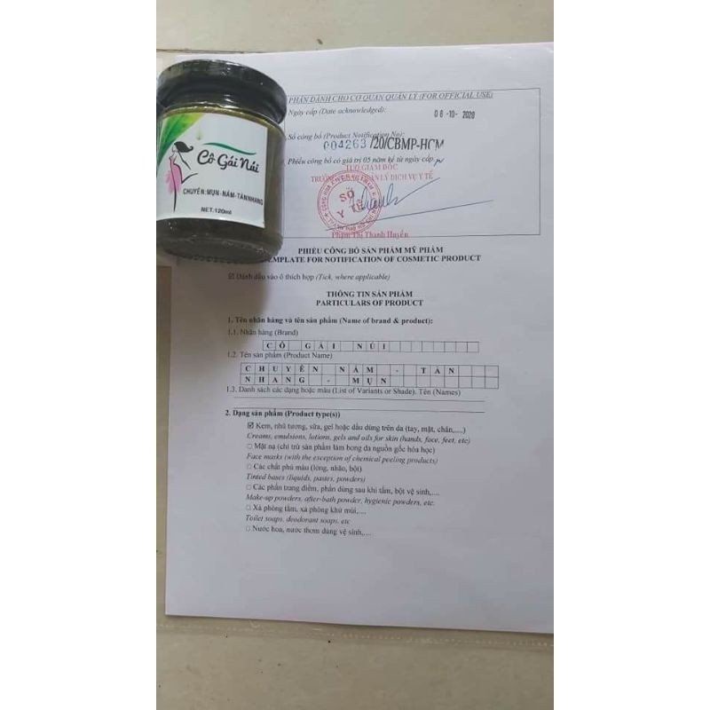 Cỏ Trừ Mụn Nám Tàn Nhang - Cô Gái Núi