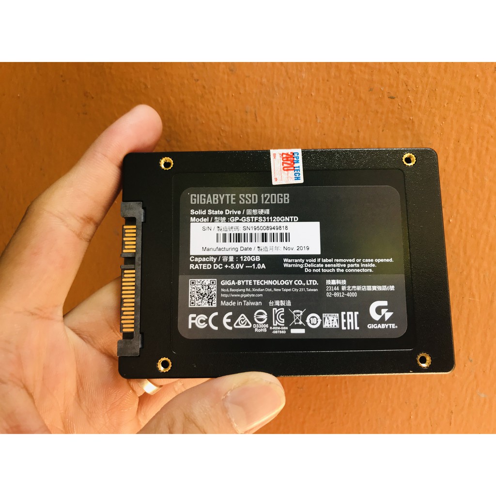 Ổ Cứng SSD Gigabyte 120G (2.5" Sata iii 6Gb/S) New | BigBuy360 - bigbuy360.vn
