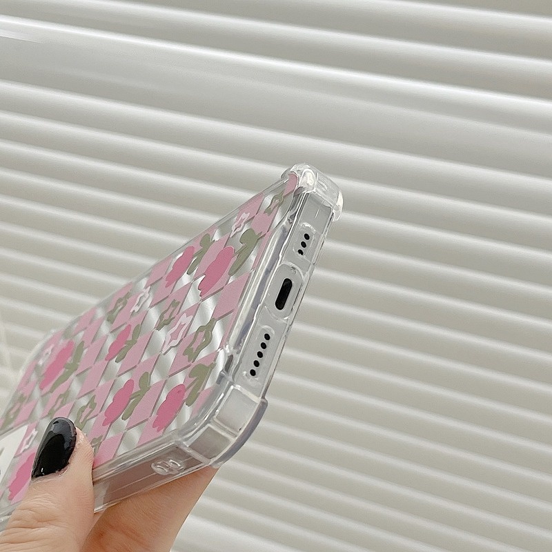 Ốp Điện Thoại Họa Tiết Hoa Tulip Cho Iphone 14promax / 13mini 11 / 12pro 678Plus / xsmax / xr