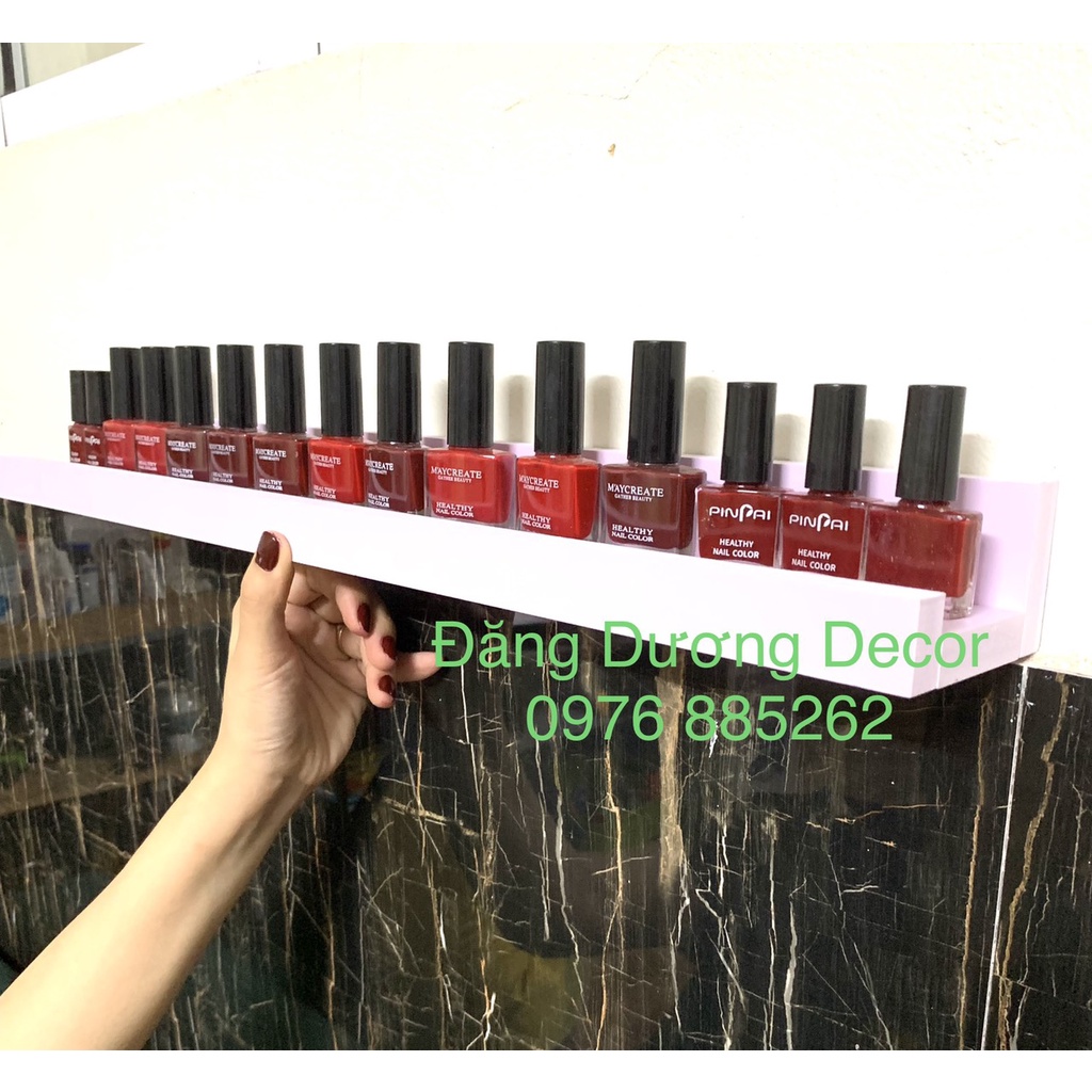 KỆ NAIL Máng U HIỆN ĐẠI ĐỂ SƠN NAIL- NƯỚC HOA MINI