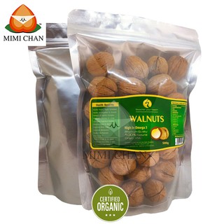 Quả Óc Chó Vàng Mỹ Túi 500gr, Kèm Miếng Tách Vỏ, Hạt Óc Chó Tốt Cho Tim Mạch, Giảm Cân