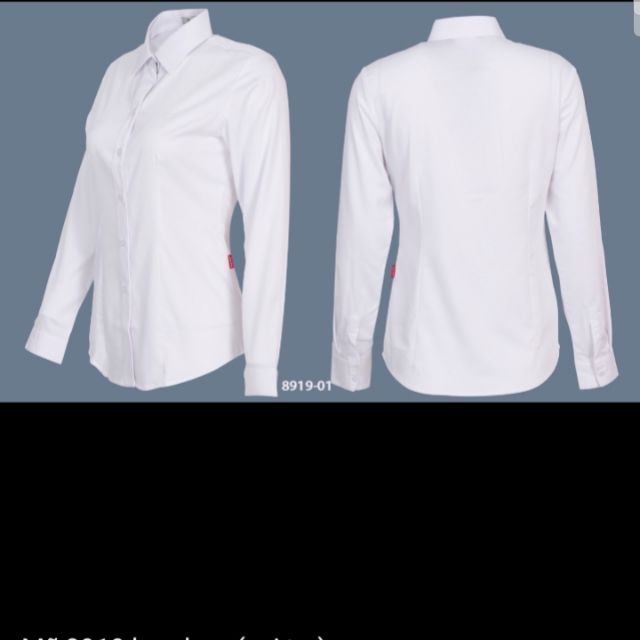 (Giá sốc)Áo sơ mi nữa Thái Hòa màu trắng trơn mã 8919 vải sợi tre co giãn | BigBuy360 - bigbuy360.vn