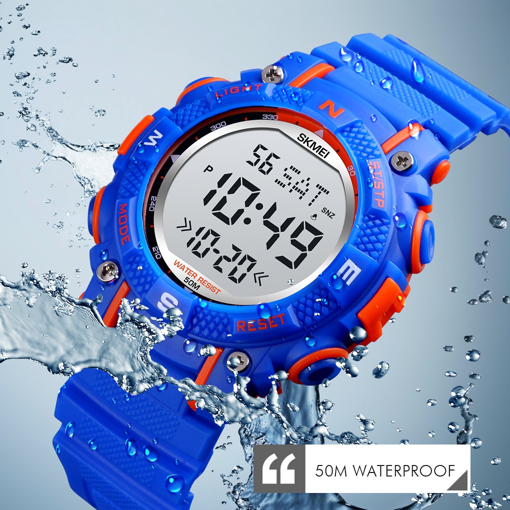 Đồng Hồ SKMEI 1613 Màn Hình LED Kỹ Thuật Số Chống Nước 50M Cho Trẻ Em | BigBuy360 - bigbuy360.vn