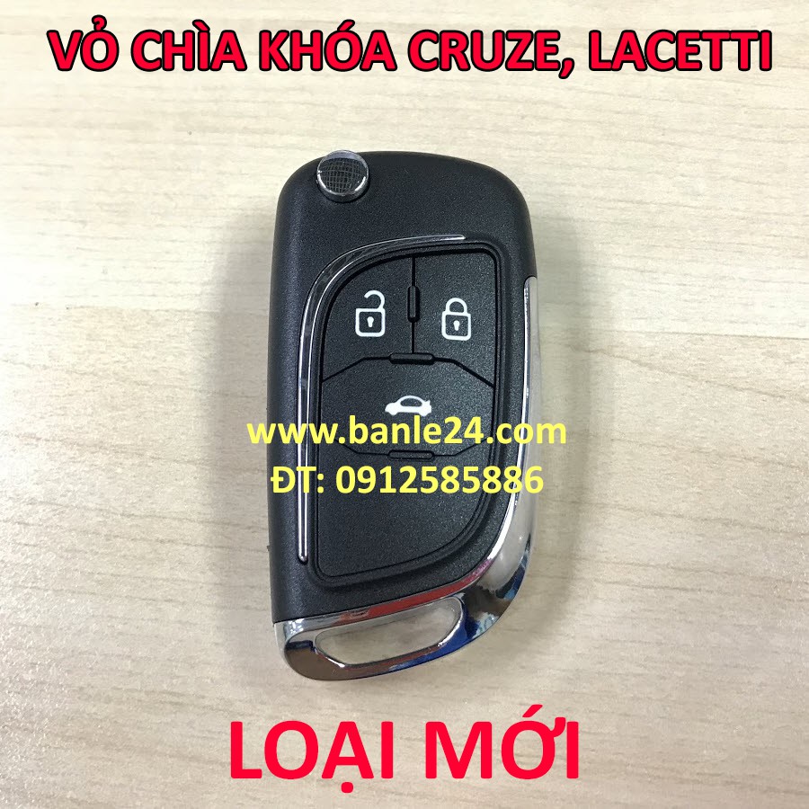 Vỏ chìa khóa Cruze, Lacetti, Orlando, Chevrolet loại mới