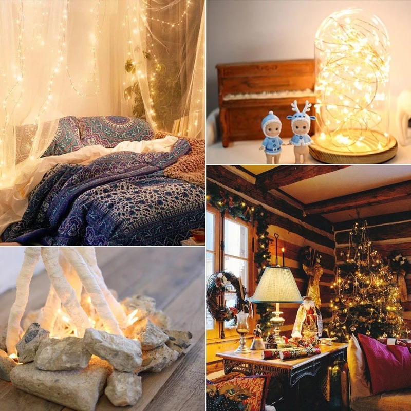 Dây đèn led 5m/ 10m 8 chế độ trang trí tiện dụng